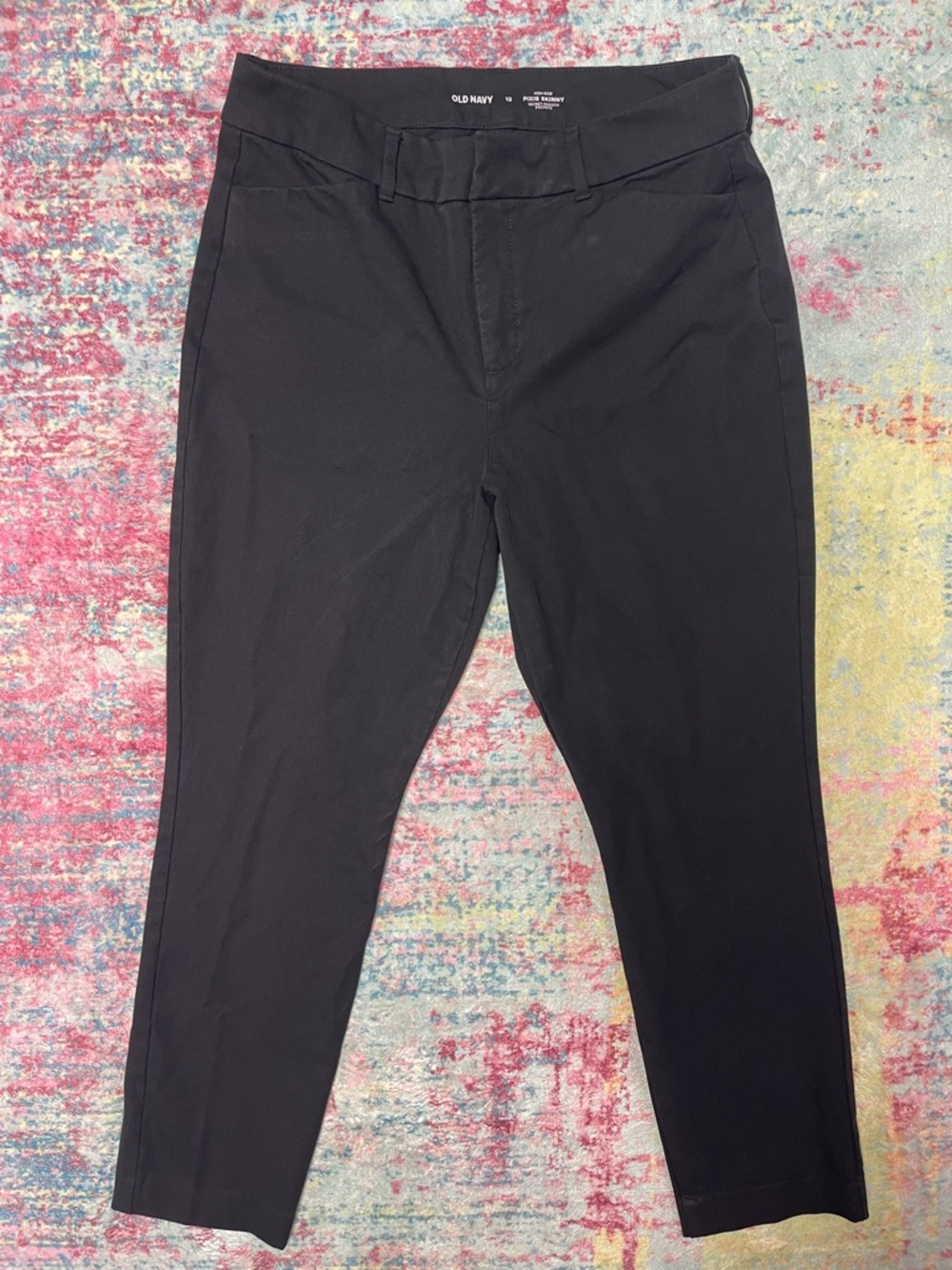 Old Navy Black Cropped Ankle Pants